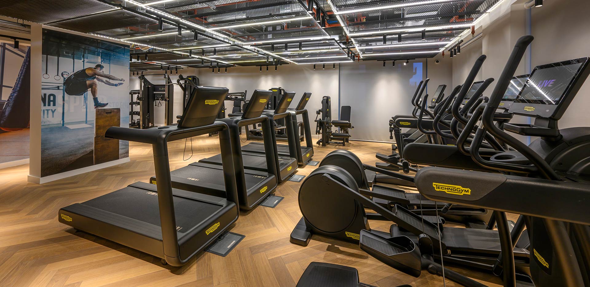 An image of the gym at The Exchange Watford