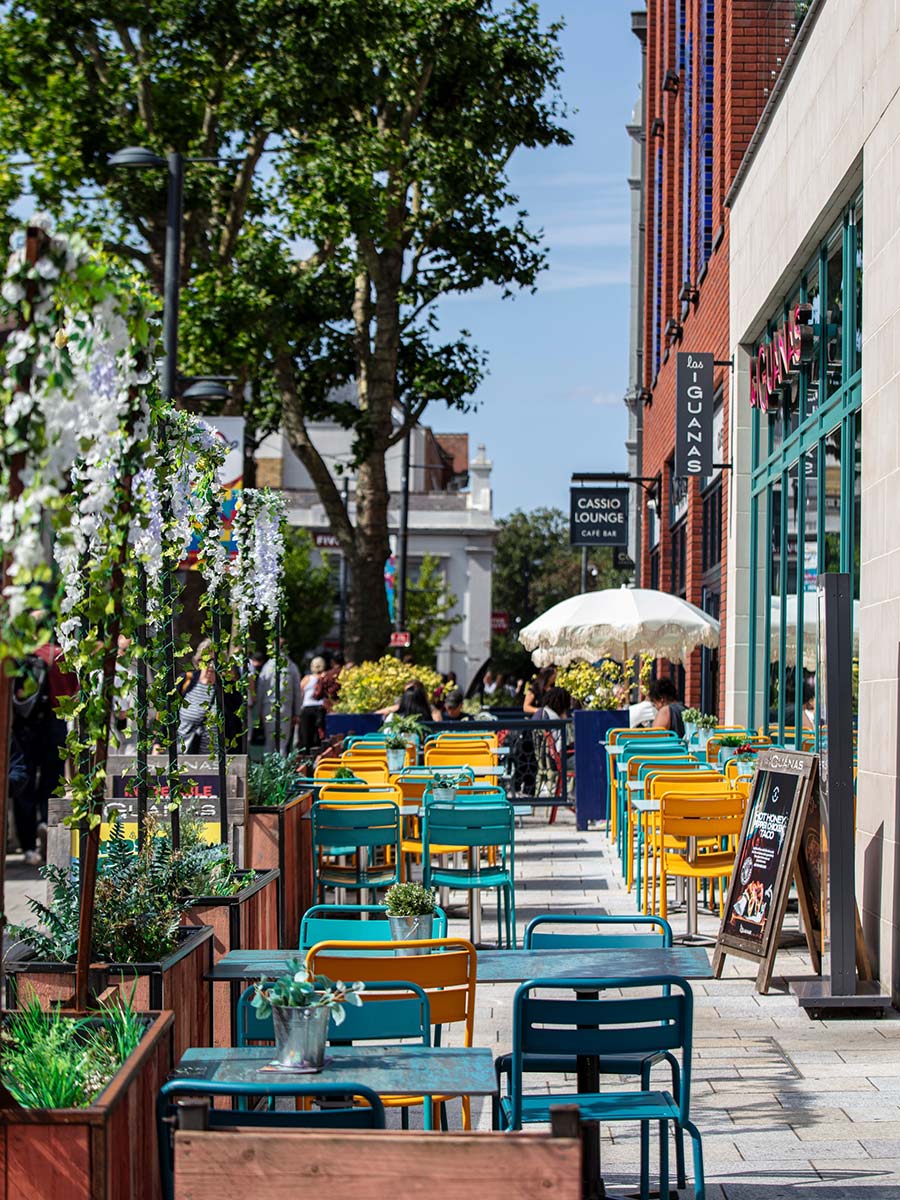 An image of the local area of The Exchange Watford