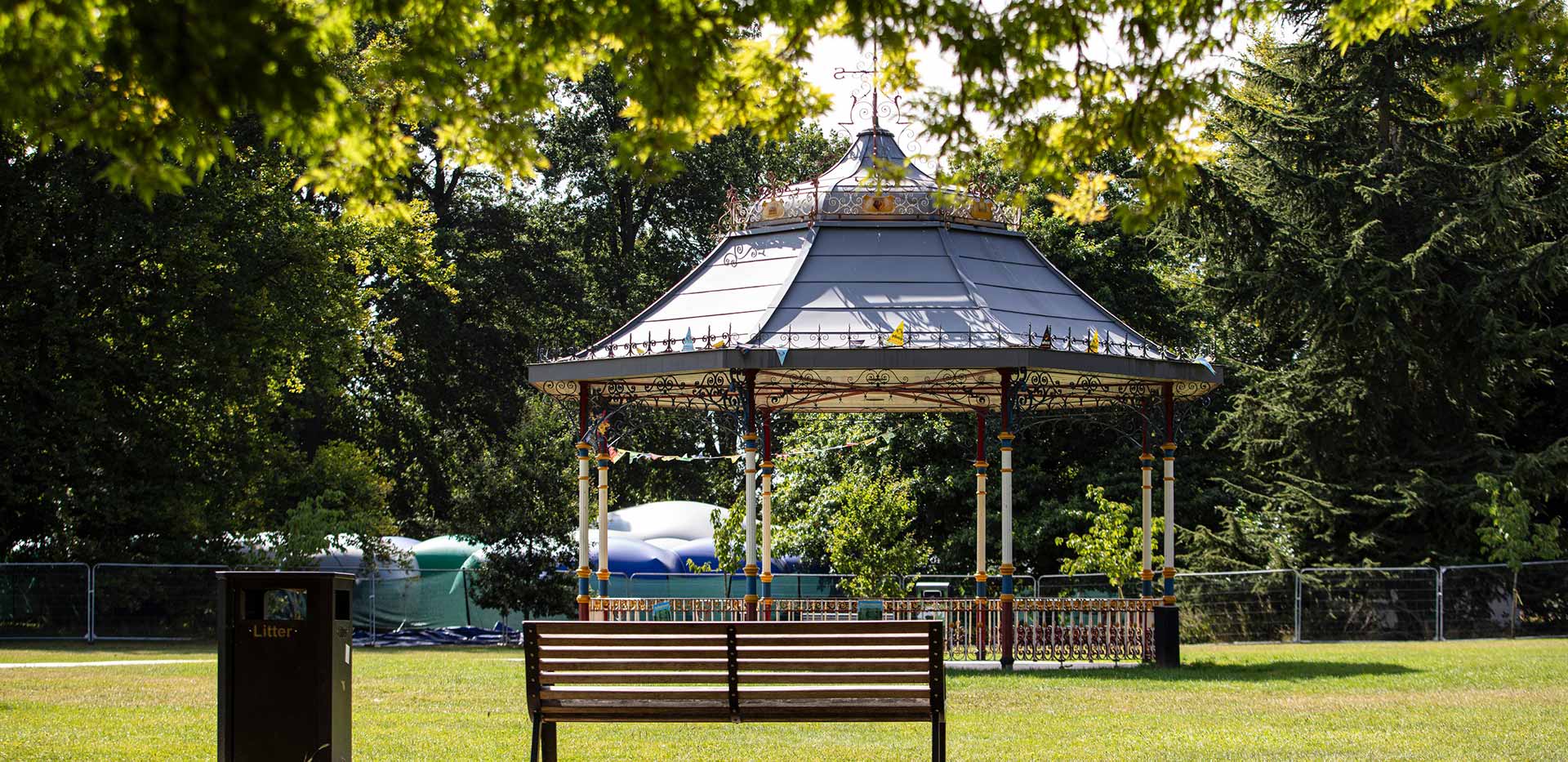 An image of open green space at The Exchange Watford