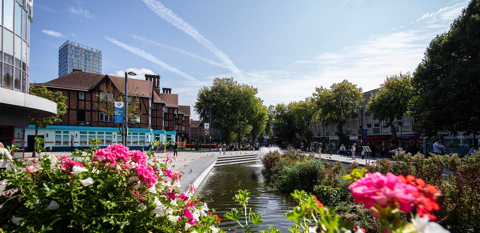 An image of the local area of The Exchange Watford