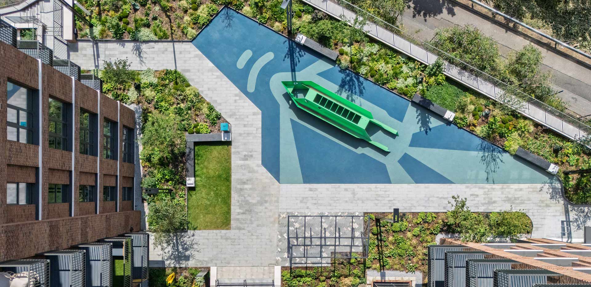 Berkeley, The Eight Gardens, Development Exterior