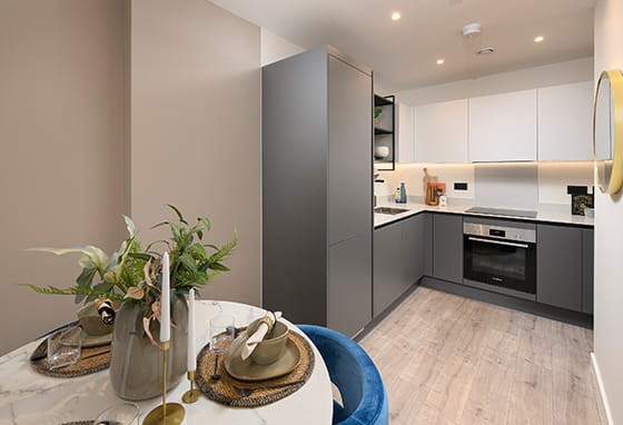 The Exchange, Union Court, Spacious kitchen and dining