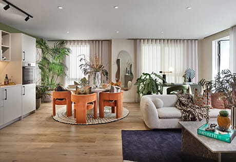 An interior Living / Dining / Kitchen image at The Green Quarter