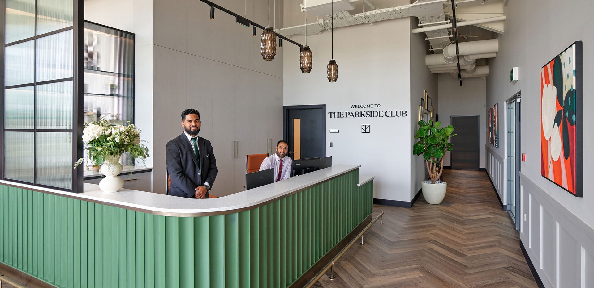 An image of the concierge at The Parkside Club