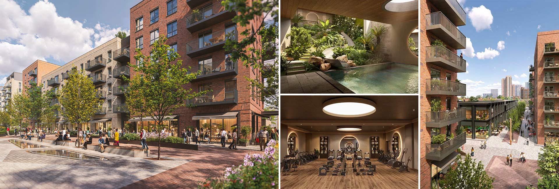 The Green Quarter exterior and interior imagery