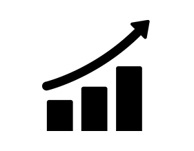 Icon of increase in yields