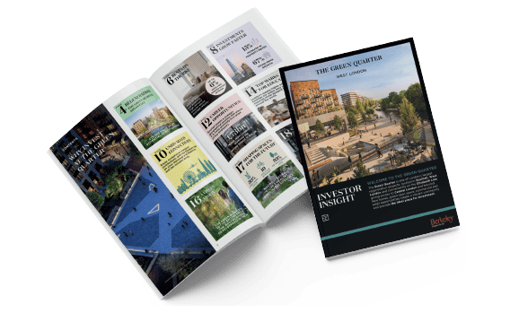 Image of a brochure being opened