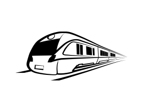 Icon of speed train