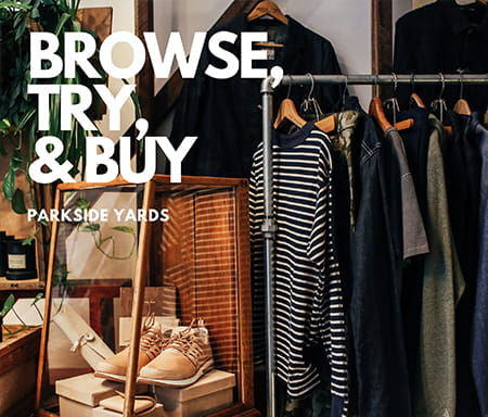 Parkside Yards interior of clothing shop