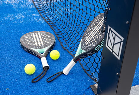 Image of padel rackets 