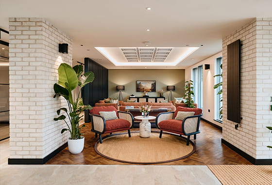 Quadrant House lobby at The Green Quarter