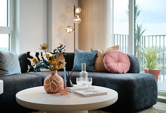 Quadrant House apartment living area