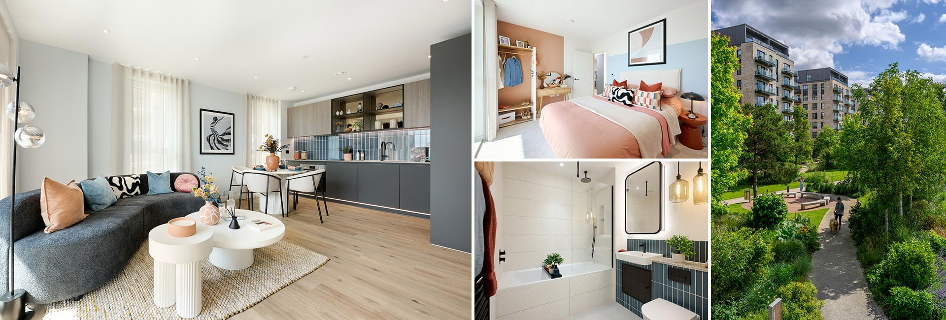 A montage of images from Quadrant House