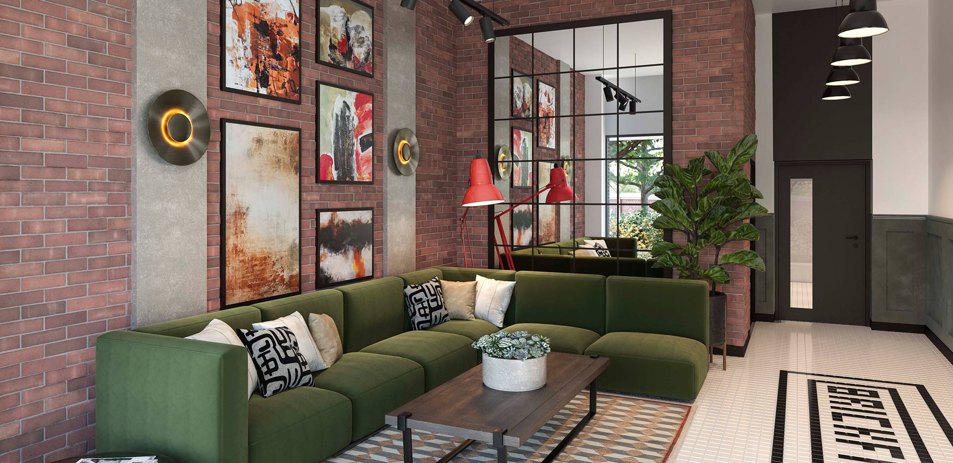 An image of a lounge at Brickfields, Quarter Yards