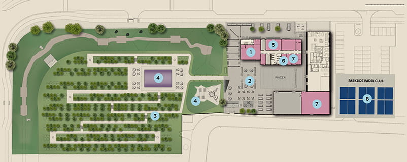 Parkside Yards Site Map