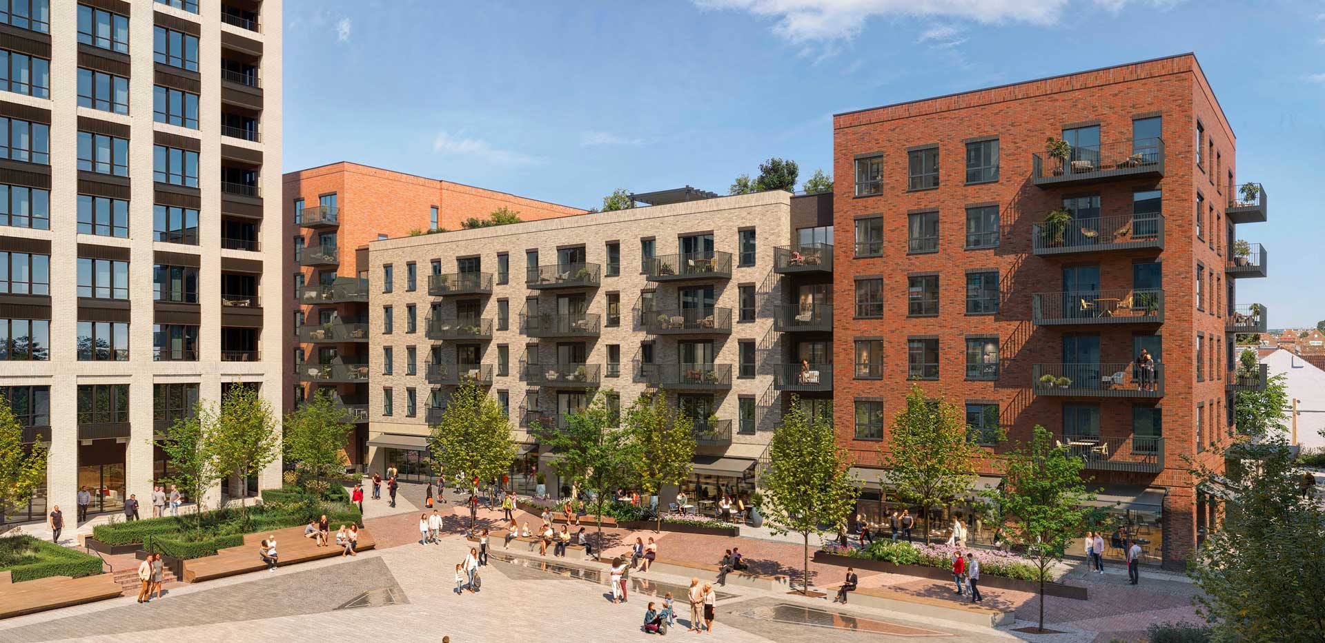The Orien exterior forecourt