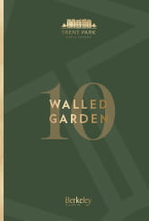 Front cover of the Trent Park, 10 Walled Gardens Mini Brochure