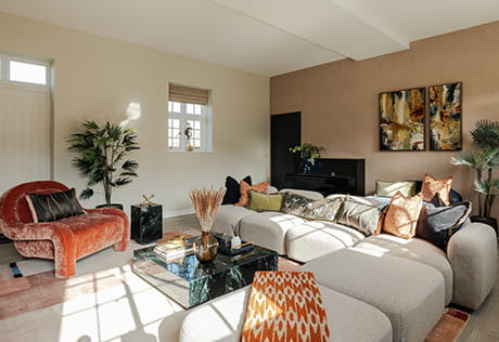 Trent Park - Royal Mews showhome, spacious living area