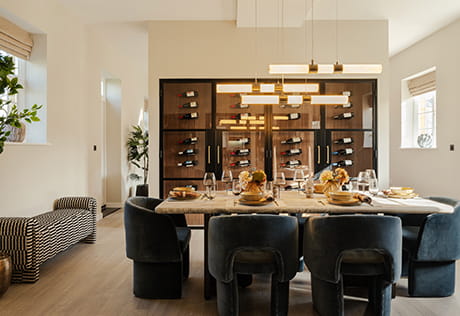 Trent Park - Royal Mews showhome, spacious dining area