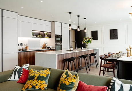 An image of a kitchen within a Trent Park showhome