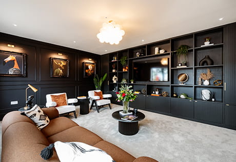 An image of a living room within a Trent Park showhome