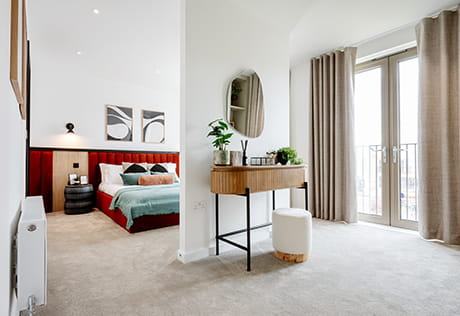 An image of a bedroom within a Trent Park showhome