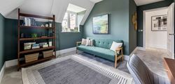 Carlton House lounge with a turquoise design