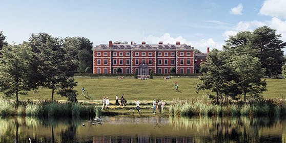 An exterior image of Trent Park