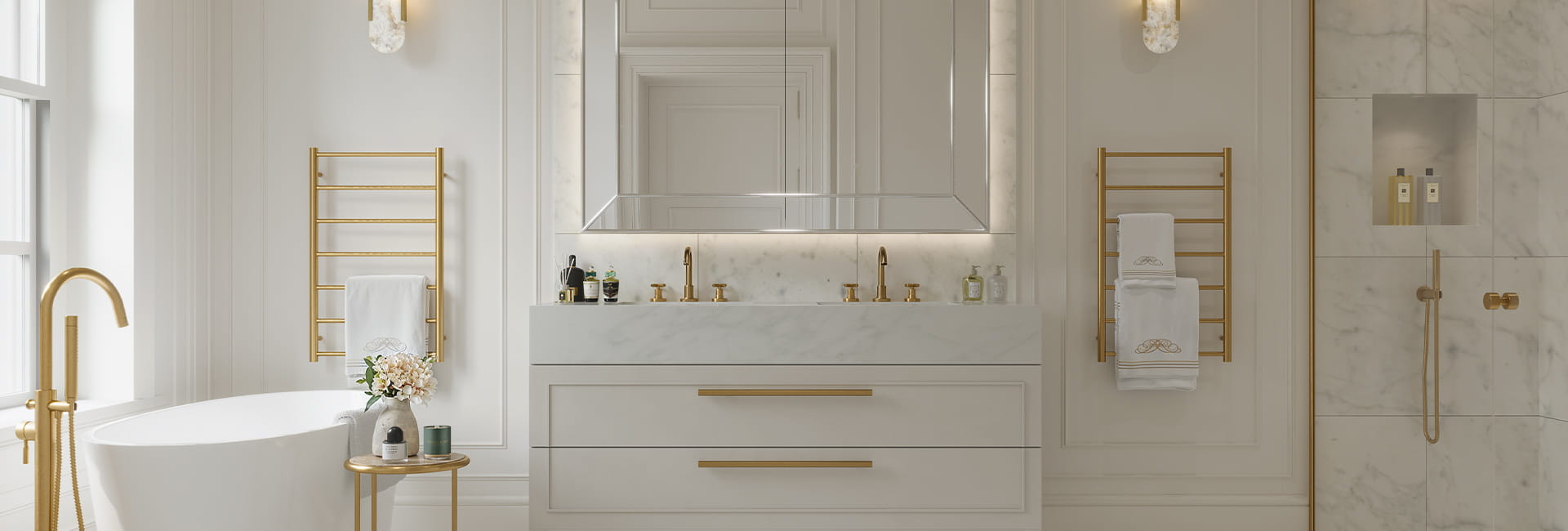 Interior bathroom image at Trent Park