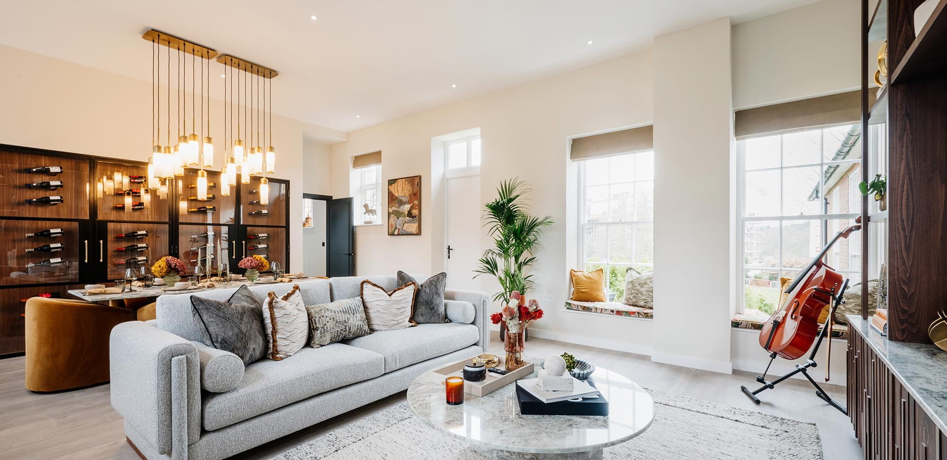 The Royal Mews home - spacious living space