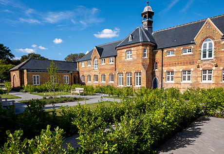 An exterior image of The Royal Mews, Trent Park