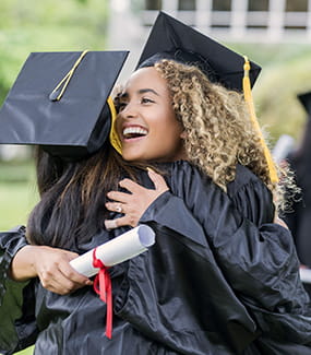 An image of University Graduates celebrating graduation day