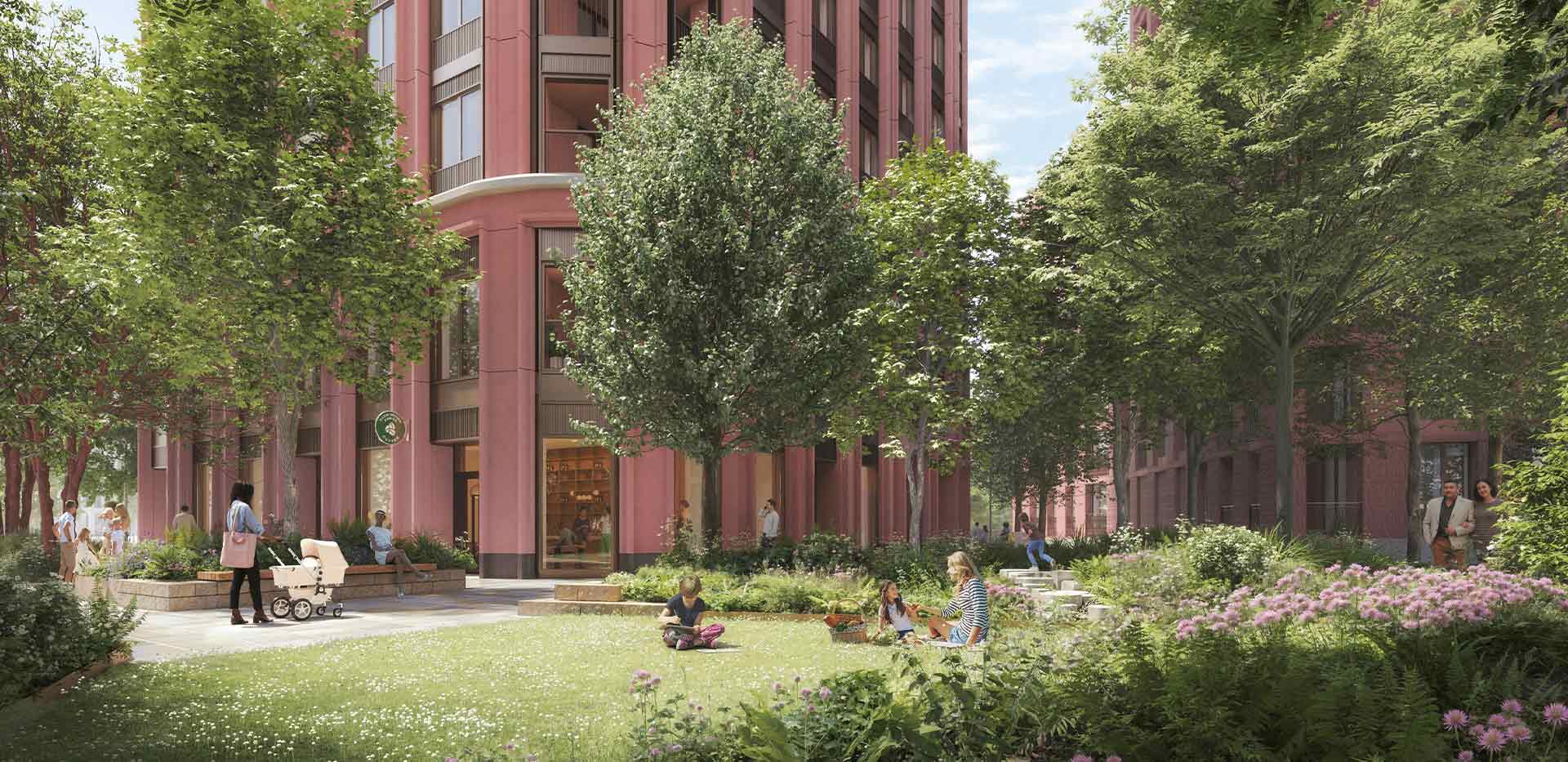 Trillium, Exterior Image, Development Courtyard