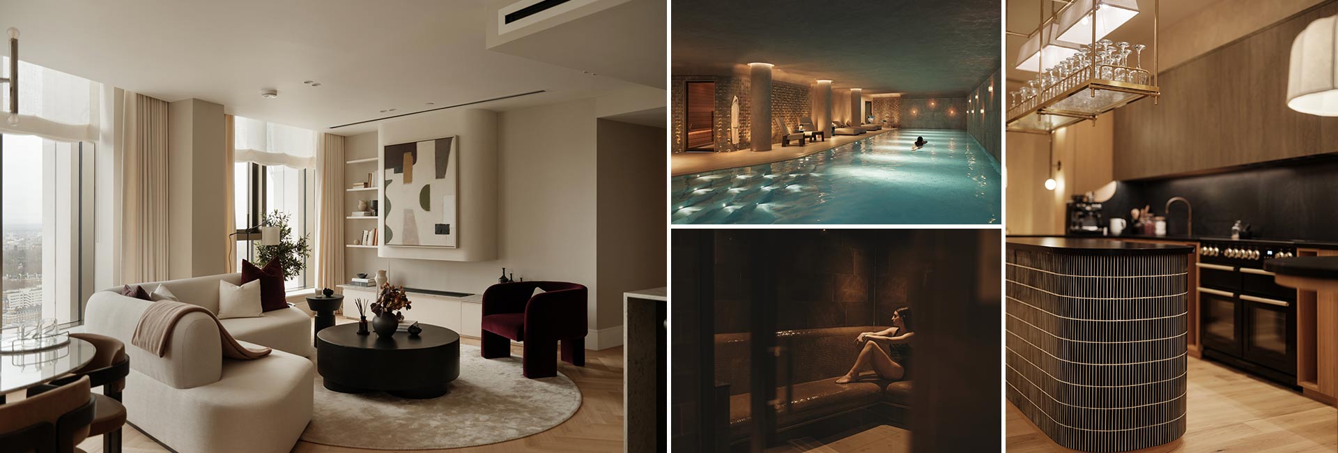 A montage of interior images from Trillium