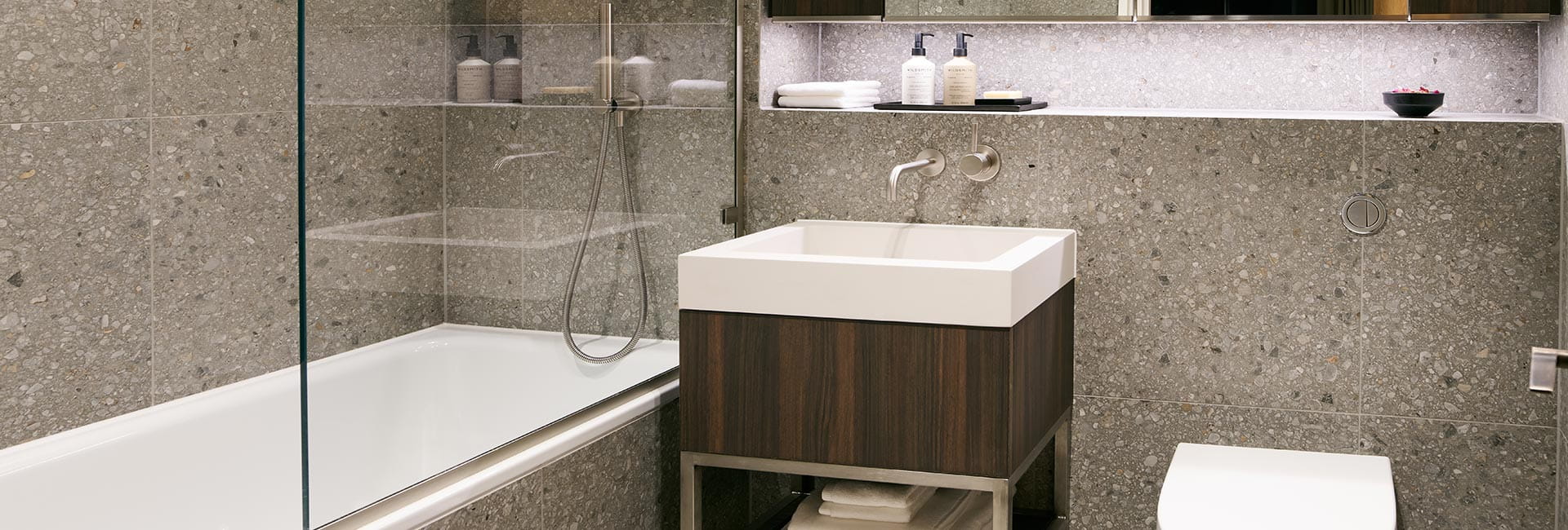 An interior photograph of a Bathroom at Trillium