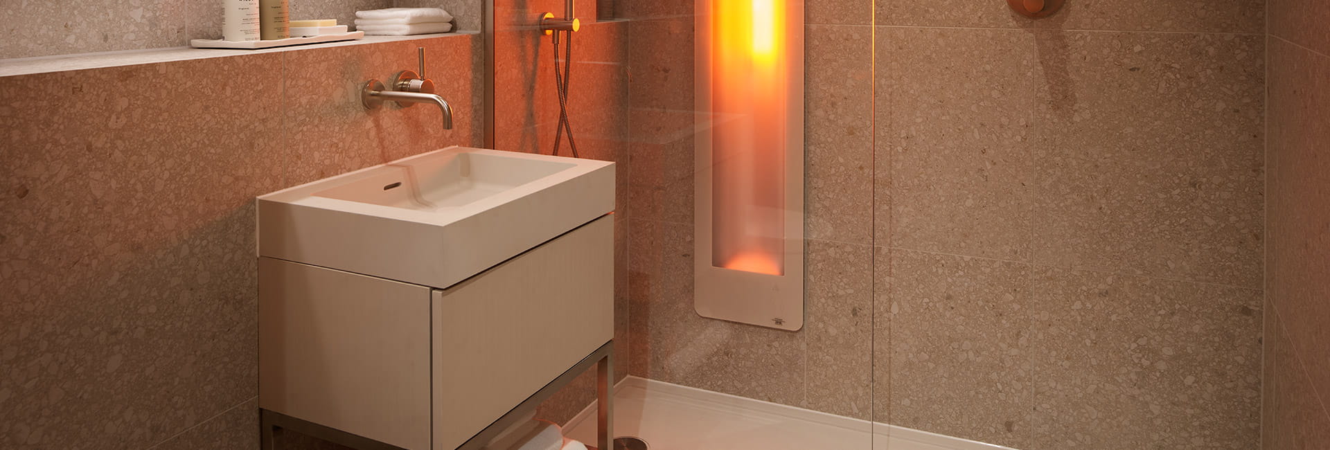 An interior photograph of a Bathroom at Trillium