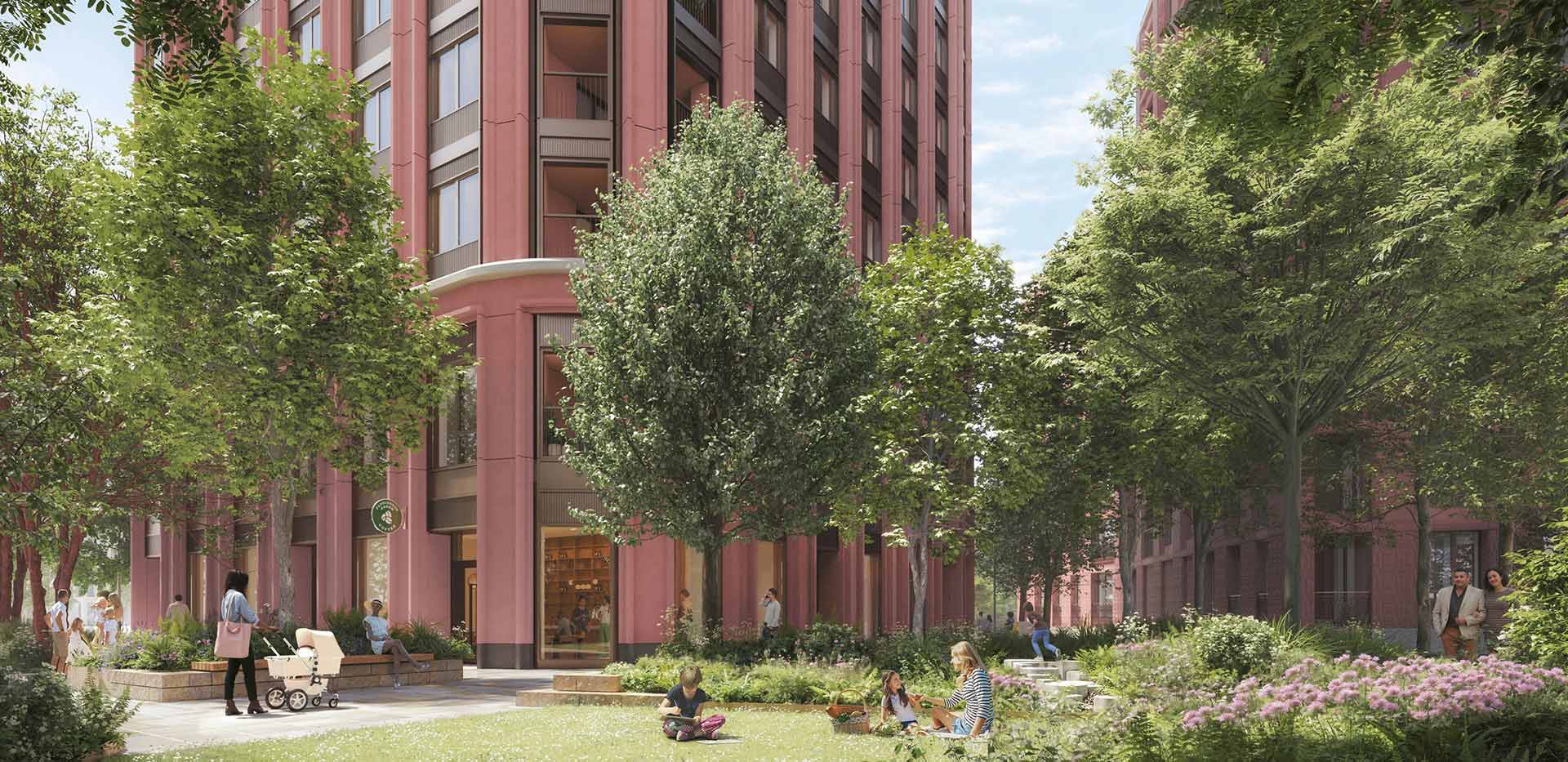 Exterior image of The Burton at Trillium