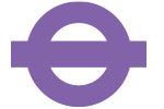 An icon for the Elizabeth Line