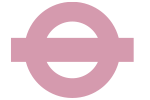 An icon for the Hammersmith & City Line