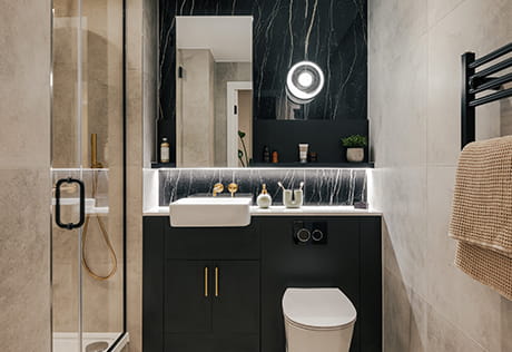 An interior Bathroom image at TwelveTrees Park