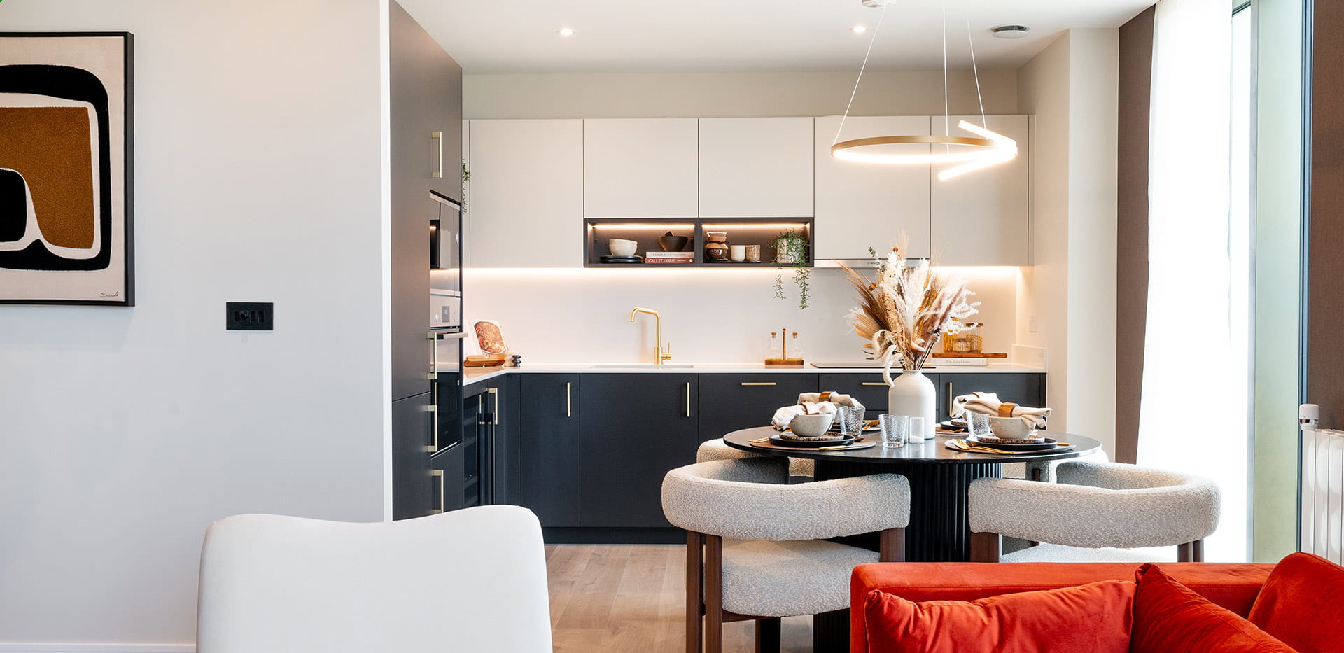 TwelveTrees Park, property 31.06, spacious dining and kitchen