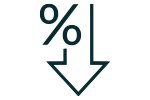 Arrow down icon
