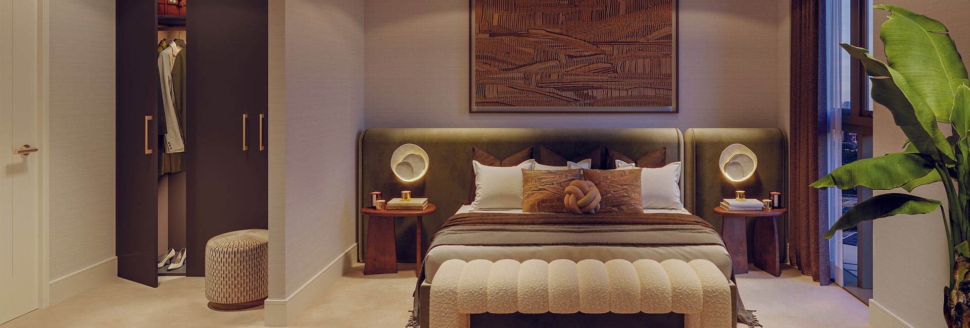 An interior Bedroom image from The Redwood at TwelveTrees Park