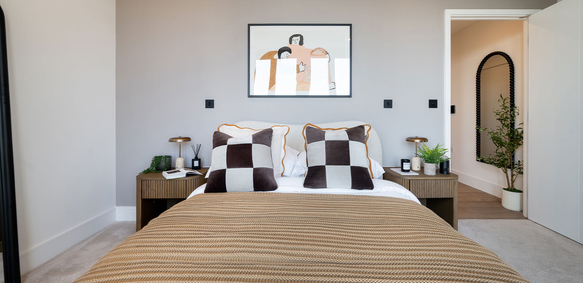 Interior image of a bedroom at Twelvetrees Park
