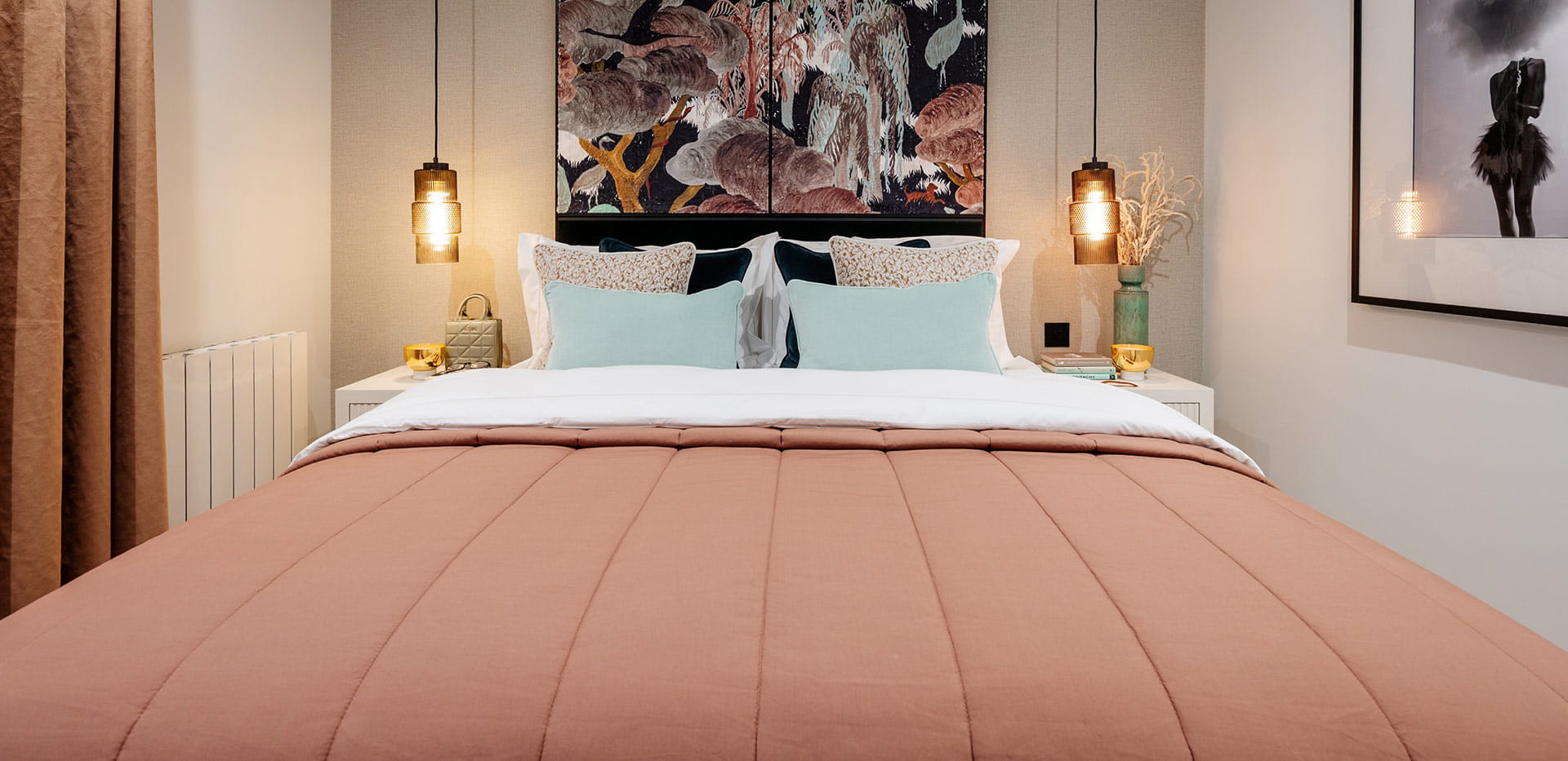 An interior Bedroom at TwelveTrees Park