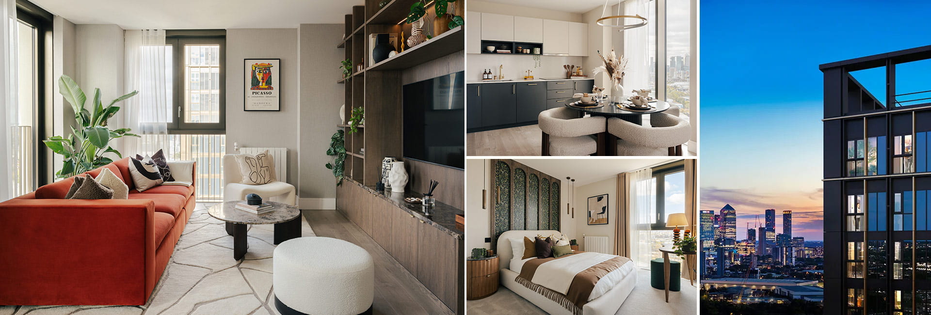 A montage of image from The Redwood at TwelveTrees Park