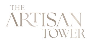 Logo that reads The Artisan Tower in serif font style
