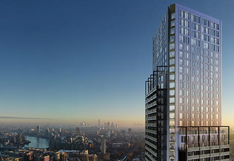 Wandsworth Mills Development Aerial View