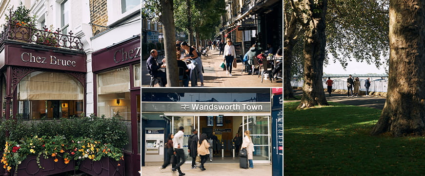 An montages of images of the Wandsworth Local Area