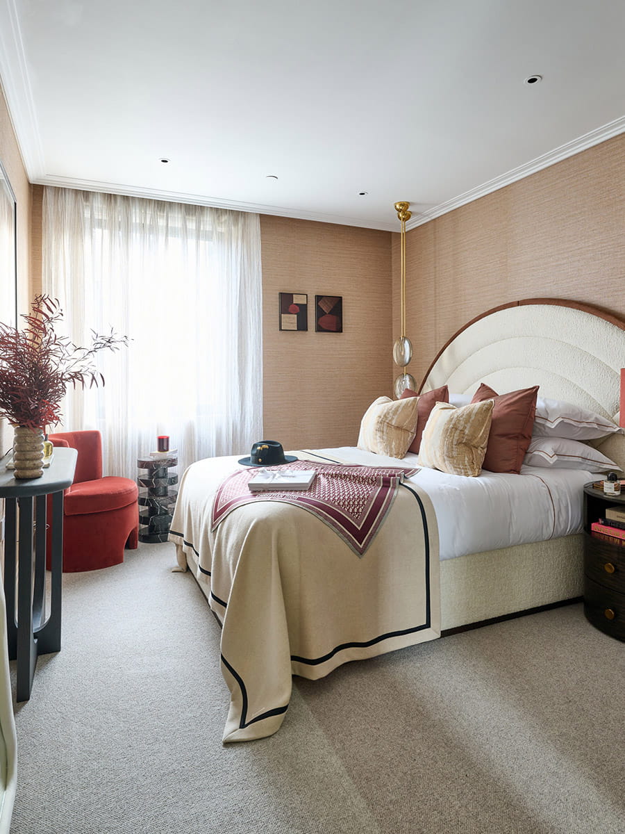 An interior CGI of a Bedroom at Wandsworth Mills